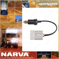 Narva Heavy Duty Adaptor Merit Plug To Battery Connector Blister Pack