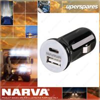 Narva Mini Usb/Type-C Adaptor Blister Pack Of 1 Part NO. of 81056BL