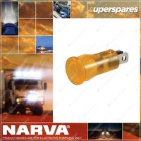 Narva 24 Volt Amber LED Pilot Lamp Push-fit design with push on terminal Blister