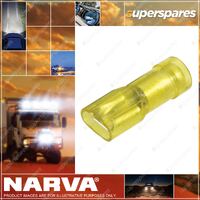 Narva 6.3 X 0.8mm Female Blade Terminal Yellow Color 100 Pack Part NO.of 56145