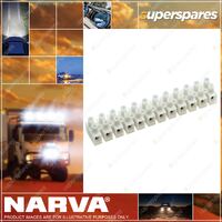 Narva 50A polyamide (nylon) Terminal Connector Stripss Pack of 10