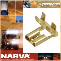 Narva 6.3 X 0.8mm Flag Terminal with non-insulated brass Pack of 100