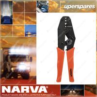 Narva Heavy-duty Ratchet Crimping Tool w/ spring release for insulated terminals