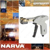 Narva Stainless Steel Cable Tie Tool Blister Pack Up To 7.9mm Wide 0.3mm Thick