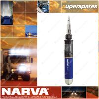 Narva Gas Soldering Iron Auto Ignition Blister Pack With Refillable Gas