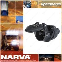 Narva 24 Volt 7 Pin Ebs Socket Part NO. of 82098 Whilst ABS has 5 pins