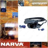 Narva 7 Pin Small Round Plastic Trailer Socket Kit Blister Pack 82025BL