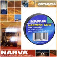 Narva Width 19mm PVC Harness Tape Black 1 Roll Thickness 0.13mm Strength 400g