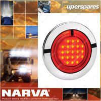 Narva 9¨C33 Volt Model 56 L.E.D Rear Stop Lamp Red With Red L.E.D Tail Ring