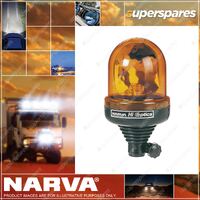 Narva Hi Optics Euro Flex Rotating Beacon Amber Pipe Mount 12/24 Volt