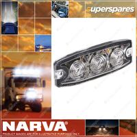 Narva High Powered Low Profile L.E.D Warning Light Amber - 3 X 1 Watt L.E.Ds