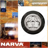 Narva Hide Away L.E.D Warning Light Amber 36MM Surface Recessed Flush Mount