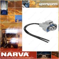 Narva H9 Suits H9 PGJ19-5 halogen globes Connector Pack Of 1 Part NO.of 49897