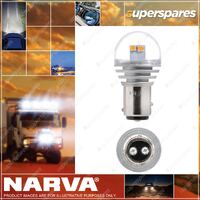 Narva 24 Volt Bay15S P21/5W L.E.D Globe 6000K Blister Pack Of 1 18324BL