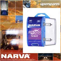 Narva H7 24 Volt 70W Plus 100 Long Life Headlight Globes Bl2 Blister Pack of 2