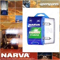 Narva H7 12 Volt 55W Everlife Halogen Headlight Globes Bl2 Blister Pack of 2