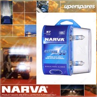 Narva H7 12 Volt 55W Sapphire Plus 50 Halogen Headlight Globes Bl2 Blister of 2