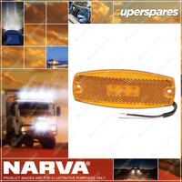 Narva 9 - 33V Model 17 LED Side Marker Or External Cabin Marker Lamp Amber Blister