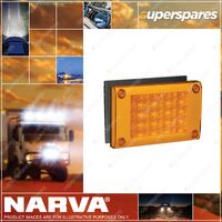 Narva 9¨C33V LED Rear Direction Indicator Lamp Amber With Surface Mount Gasket