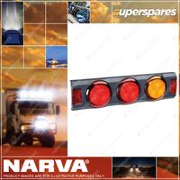 Narva 9¨C33V LED Rear Direction Indicator And Twin Stop Tail Lamp W/ Grey Housing