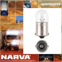 Narva 12 Volt 5W R5W BA15S Upgraded Premium Incandescent Globes - Box Of 10