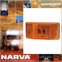 Narva Amber Side Marker Lamp With In-Built Retro Reflector 23 X 53 X 114