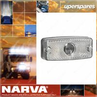 Narva Front End Outline Marker Lamp (Clear) With In-Built Retro Reflector