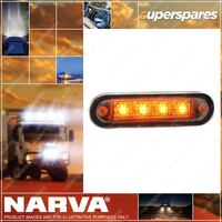 Narva 10-30 Volt Model 8 L.E.D Front End Outline Marker Lamp - Amber colour