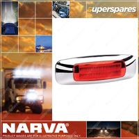 Narva 9-33V Model 24 Red L.E.D Light Guide Rear End Outline Marker Lamp - 39x118