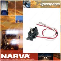 Narva 24V Amber Sealed Rear Direction Indicator Lamp Kit W/ Vinyl Grommet Round