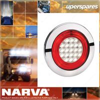 Narva 9-33V Model 56 L.E.D Reverse Lamp - Red With Red L.E.D Tail Ring 125mm Dia