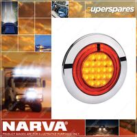 9-33V Model 56 LED Rear Direction Indicator Lamp - Amber With Red LED Tail Ring