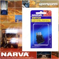 Narva Off / On Rocker Switch With Waterproof Neoprene Boot And Green Led