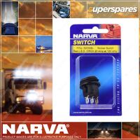 Narva Off / On Rocker Switch With Waterproof Neoprene Boot And Red Led