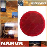 Narva 42mm dia Red Retro Reflector With Self Adhesive Blister Pack of 2