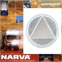 Narva 65mm dia Clear Retro Reflector With Self Adhesive Blister Pack of 2