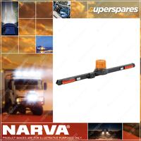 Narva 12/24 Volt L.E.D Strobe Utility Bar with Broadband Reversing Alarm - 1.2M