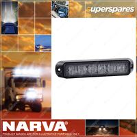 Narva Low Profile High Powered L.E.D Warning Light Blue - 6 X 1 Watt L.E.Ds