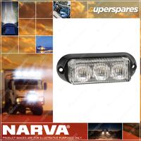 Narva High Powered L.E.D Warning Light Blue colour - 3 X 1 Watt L.E.Ds