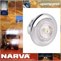 Narva 9-33 Volt L.E.D Model 2 Front End Outline Marker Lamp With Chrome Grommet