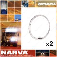 2 x Narva Interchangeable Black Bezels to suit Ultima 215 LED Driving Lights