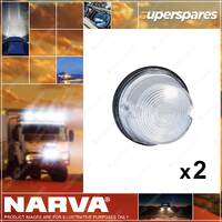 2 x Narva Front End Outline Marker and Front Position Side Lamps Clear