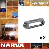 2 x Narva Grey Deflector Mounting Bases to suit Model 8 Lamps 90890