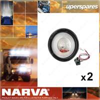 2 x Narva 12 Volt Sealed Reverse Lamp Kits White with Vinyl Grommet 94018