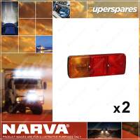 2 x Narva Rear Stop/Tail Direction Indicator Lamps Blister Pack 85700BL