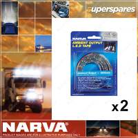 2 x Narva LED Tapes Ambient Output Cool White - 300mm 12 Volt 87800BL