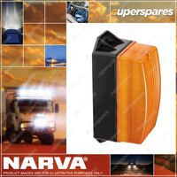 Narva Led Quad Flash Strobe Light Amber Flange Base 12-80 Volts 85340A