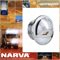 Narva 10-30V L.E.D Chrome Step Light Cool White Blister Pack Of 1 87608BL