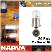 Narva Interior Park Globe 5W Ba15S T-16mm 24 Volt 47149 2 x Box of 10