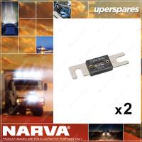 Narva 125 Amp ANL Bolt-on Fuse w/Copper Alloy Construction 53912 2 x Pack of 1